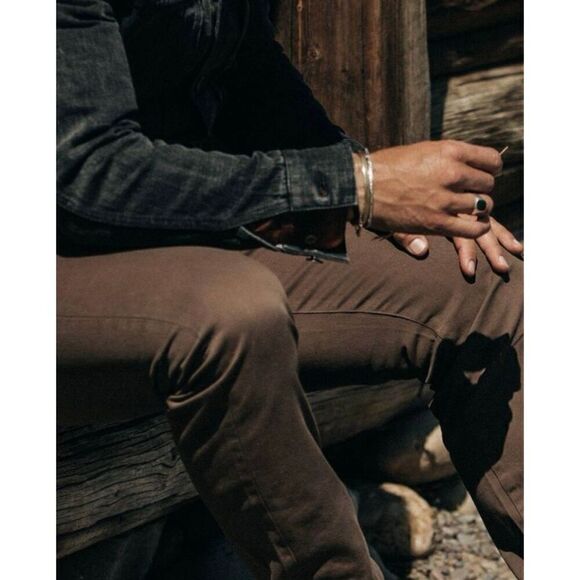 Taylor Stitch The Democratic All Day Pant Mens 29 In Espresso Brown Selvage NEW - Picture 6 of 11
